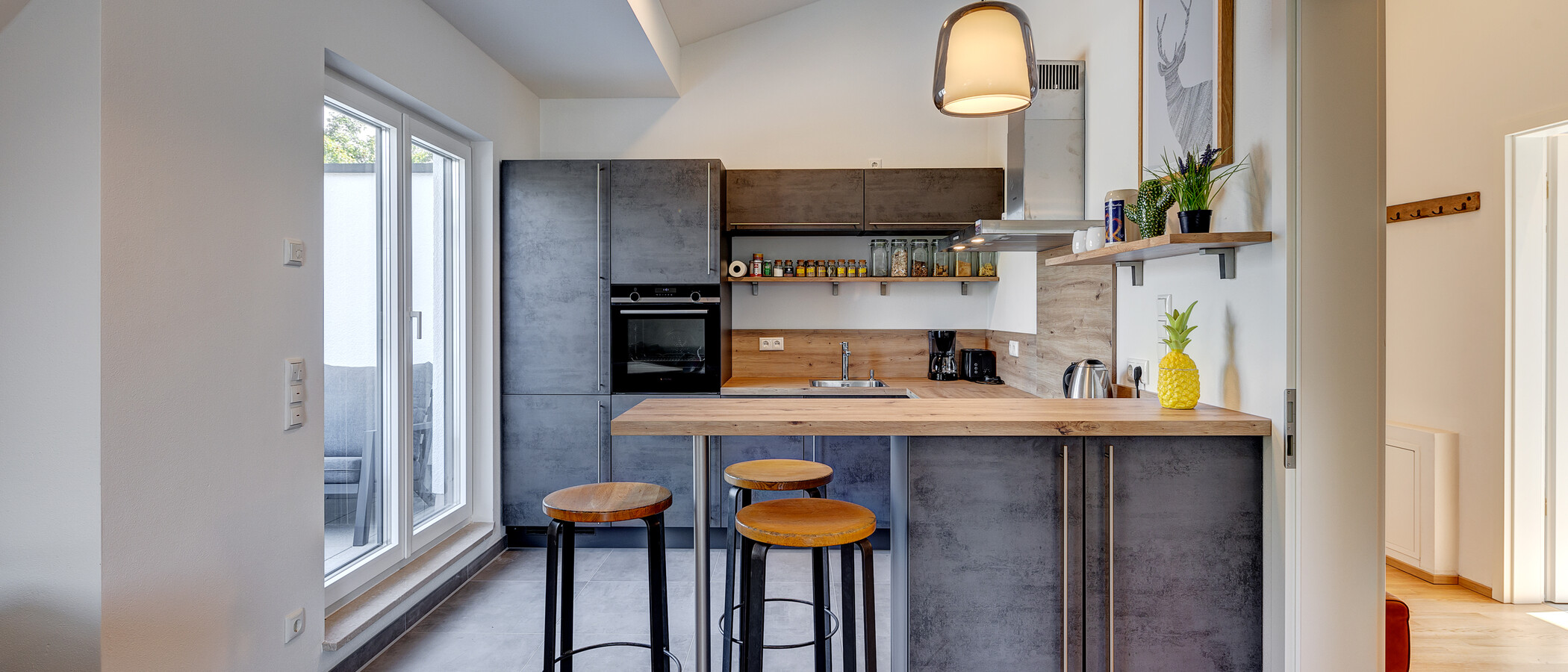 appartement sous les toits München Trudering 03 cuisine 13137