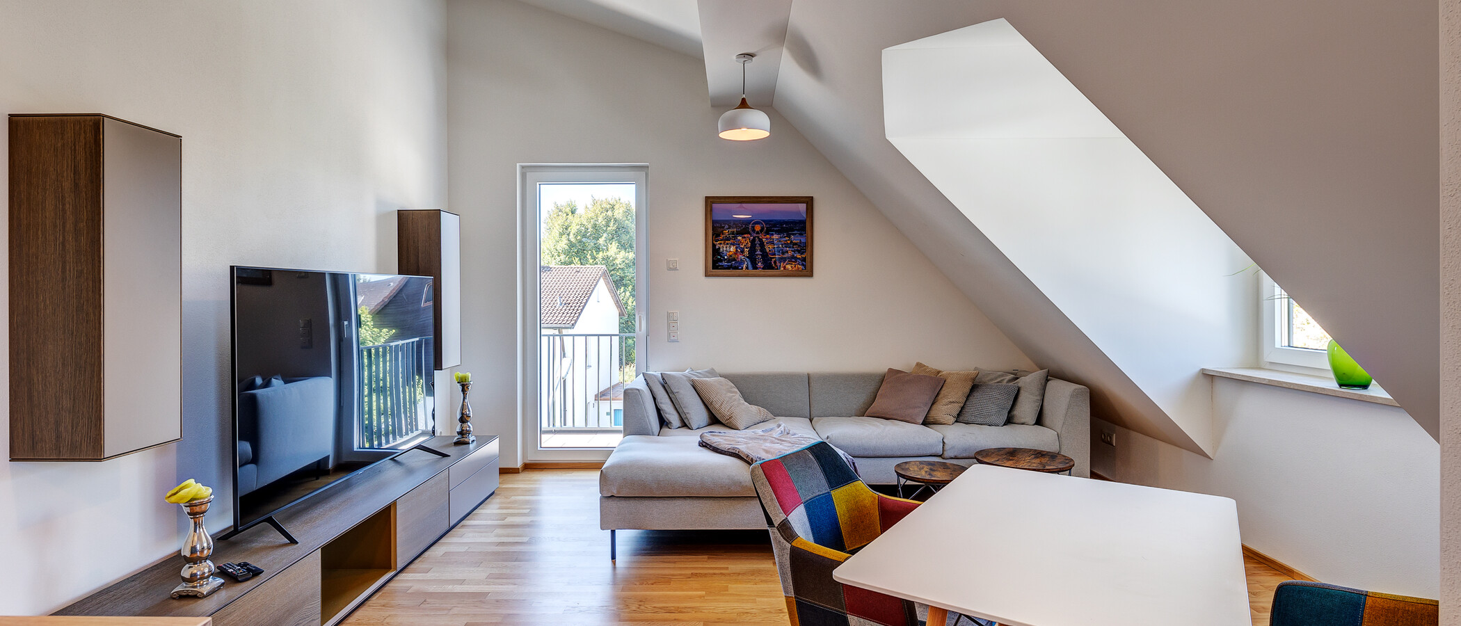 appartement sous les toits München Trudering 02 pièce à vivre 13137