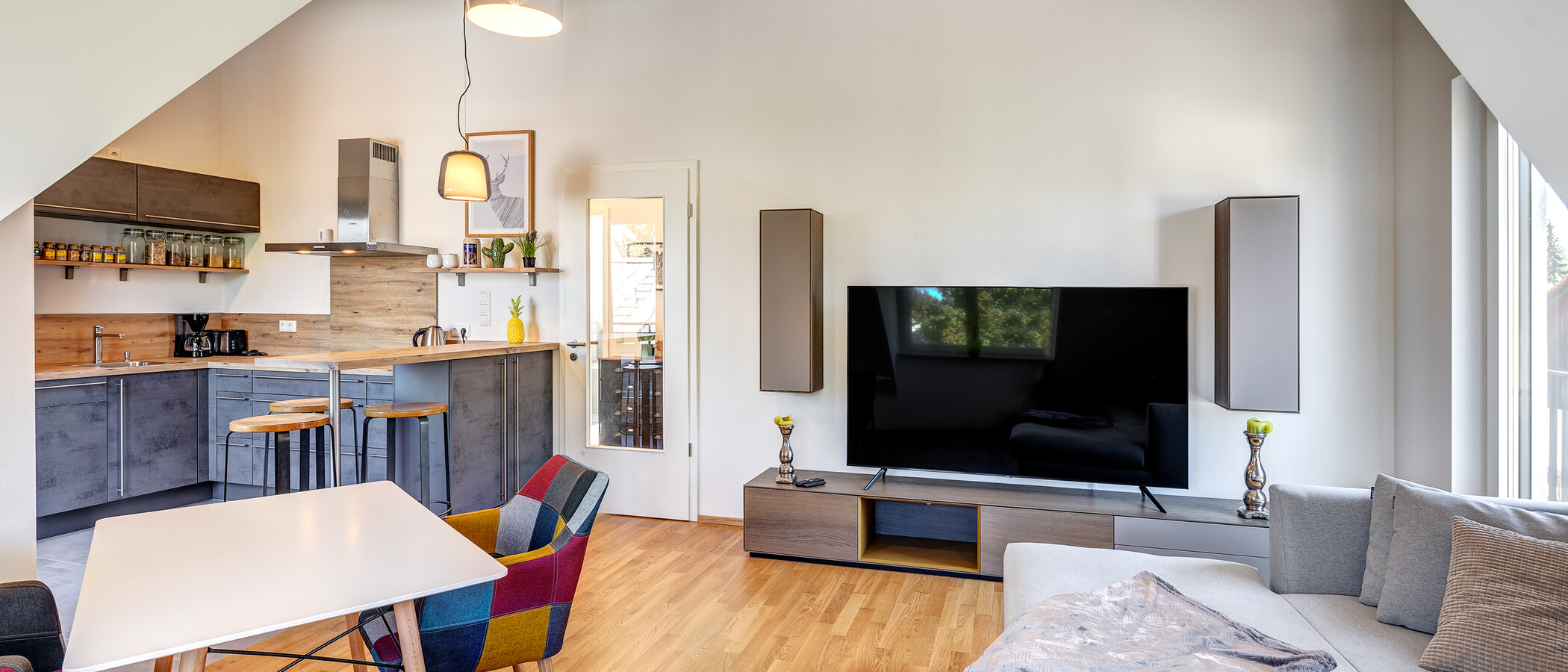 appartement sous les toits München Trudering 03 pièce à vivre 13137