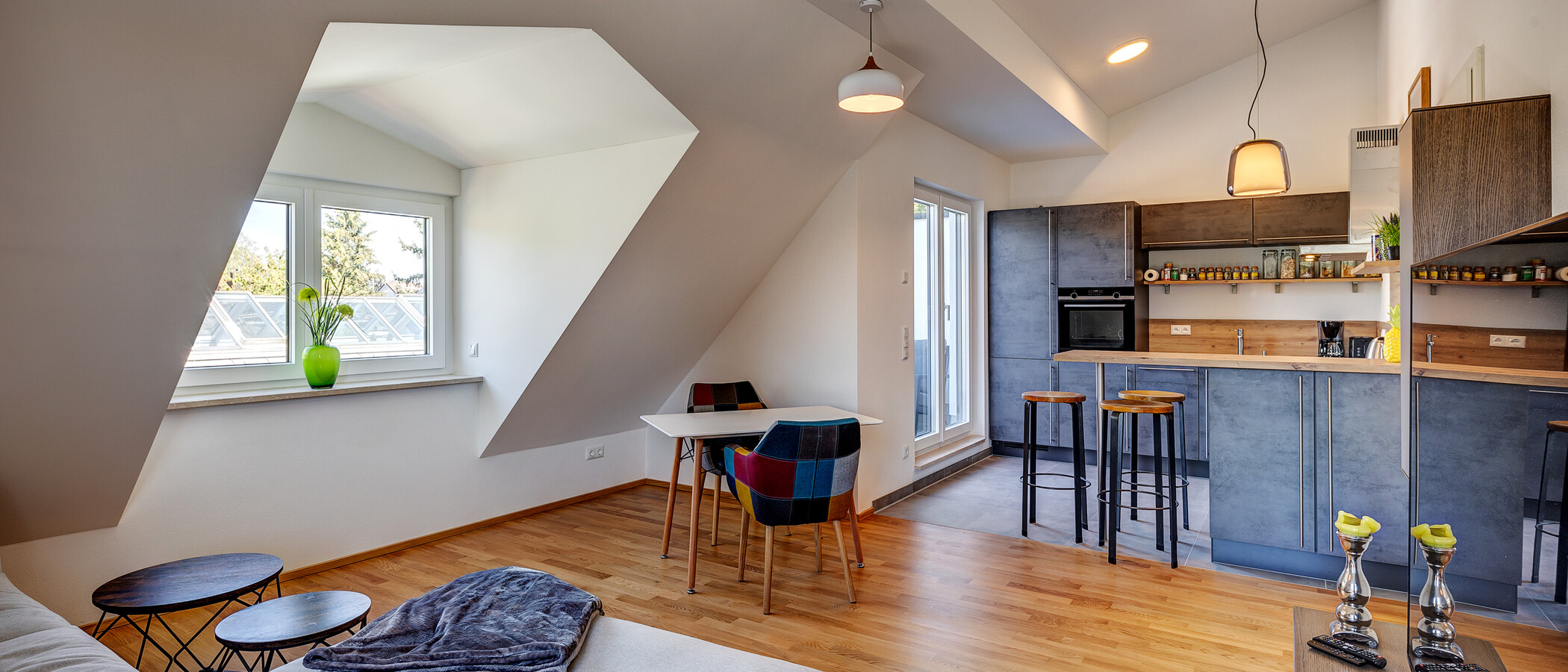appartement sous les toits München Trudering 04 pièce à vivre 13137