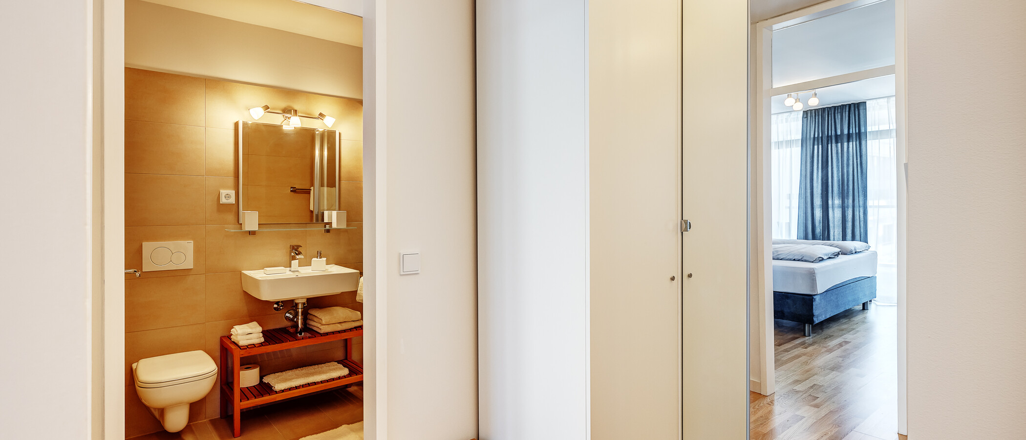 appartement style maisonnette München Olympiadorf 03 entrée/couloir 13150