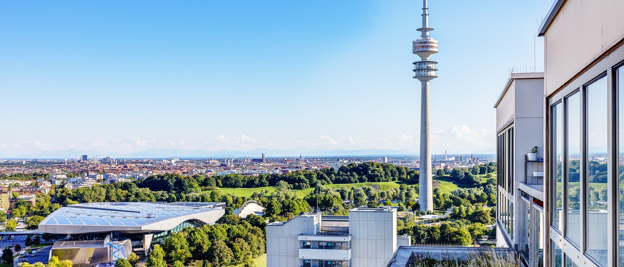 appartement style maisonnette München Olympiadorf 03 vue 13150
