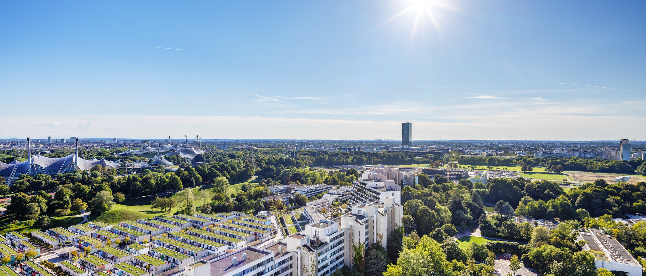 appartement style maisonnette München Olympiadorf 06 vue 13150