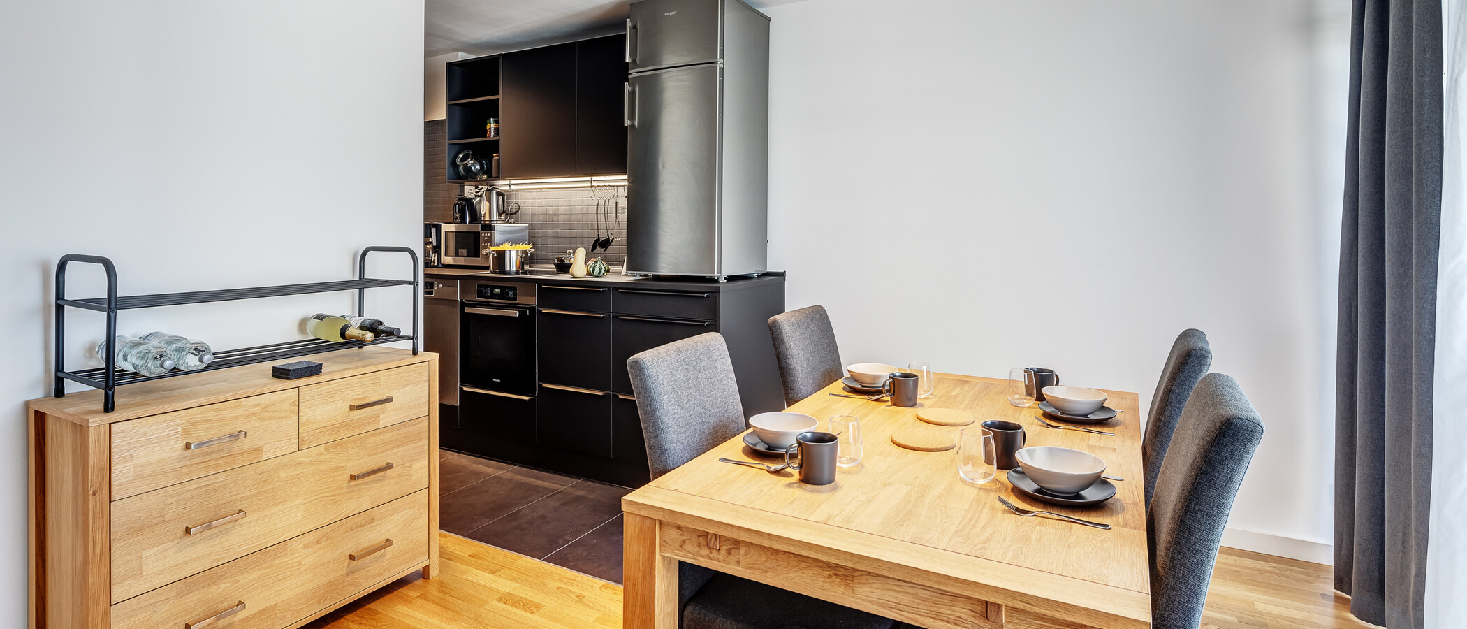 appartement style maisonnette München Olympiadorf 03 salle à manger 13150