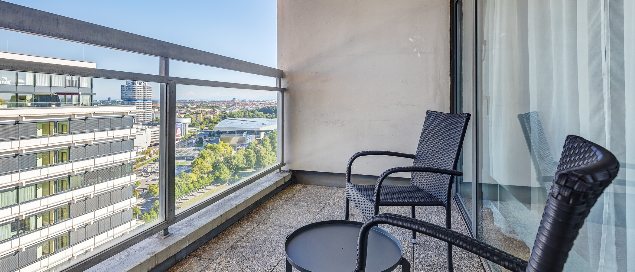 appartement style maisonnette München Olympiadorf 02 1ere Loggia 13150