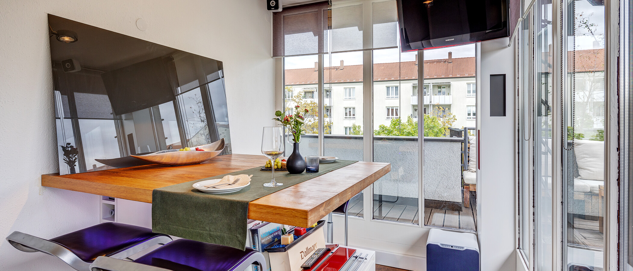 appartement style maisonnette avec mezzanine Unterföhring 02 salon d´hiver 13159