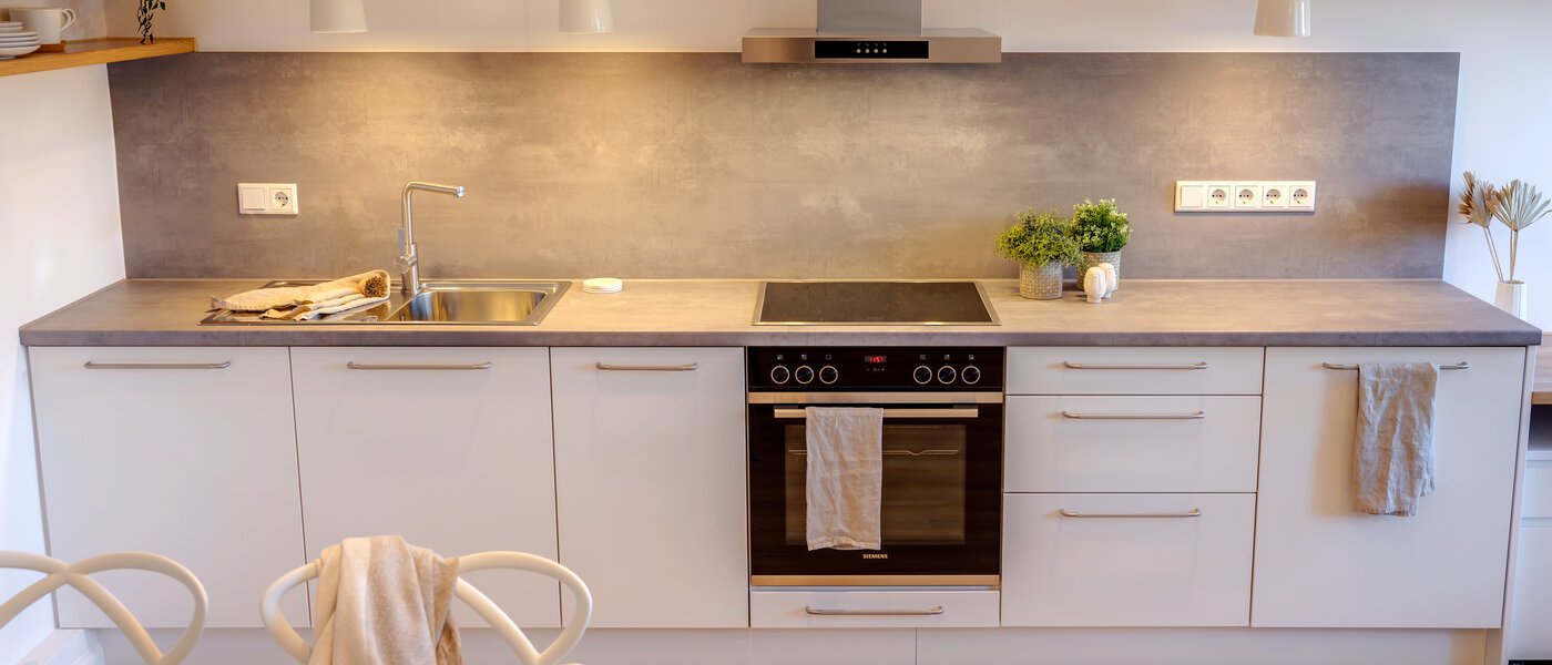 appartement sous les toits München Au 01 cuisine 13187