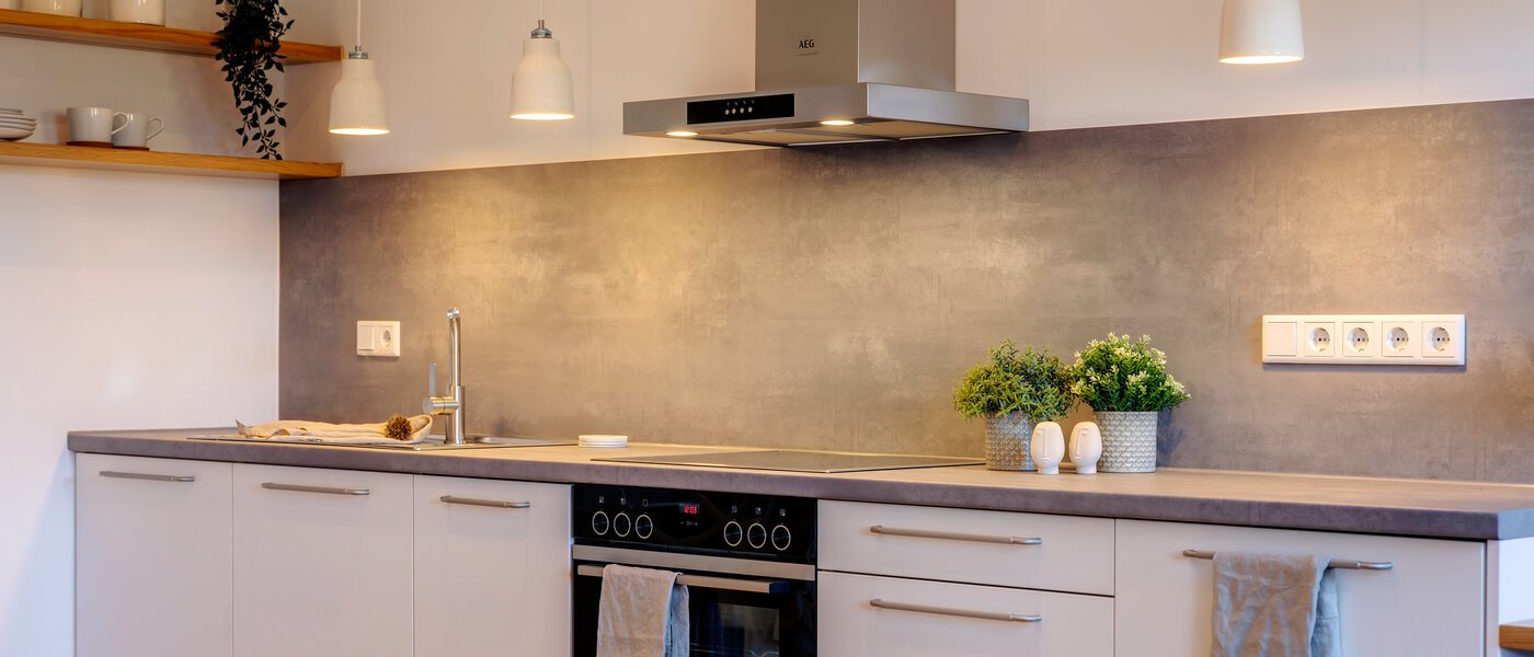 appartement sous les toits München Au 02 cuisine 13187