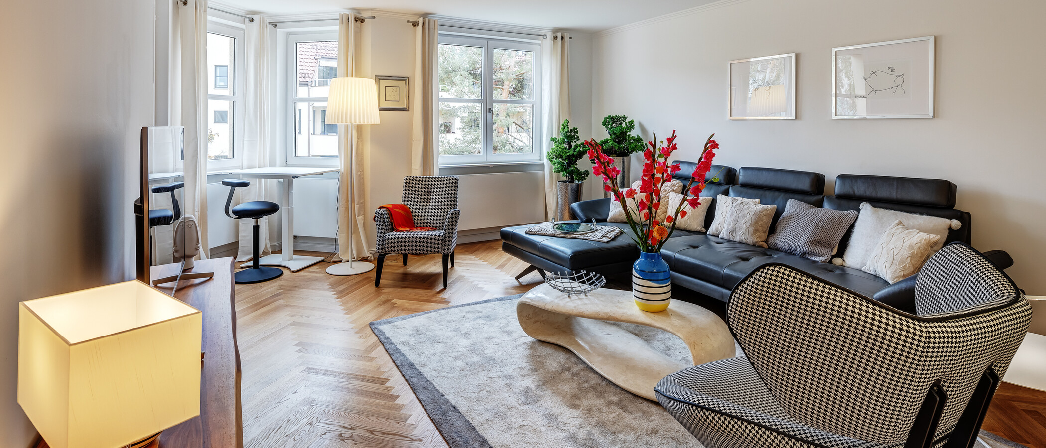 appartement München Neuhausen 02 pièce à vivre 13199