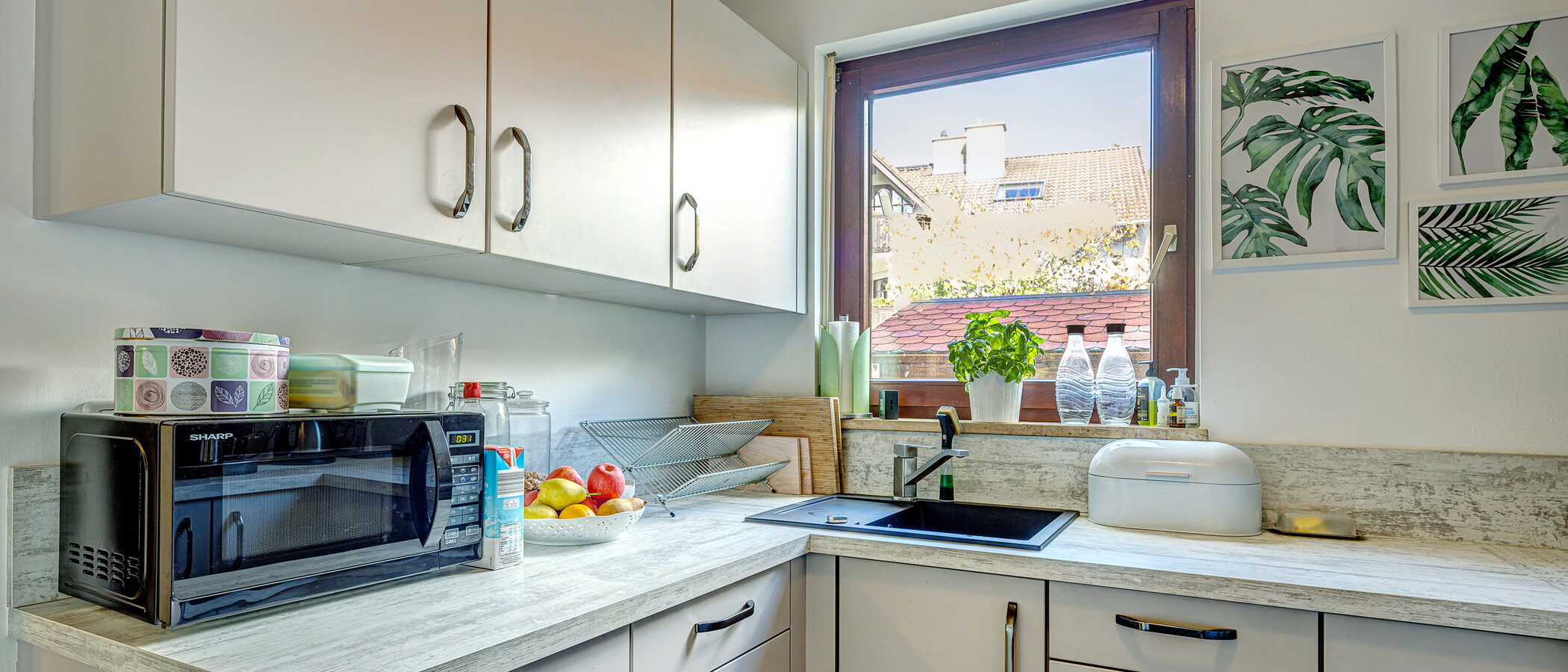 dernière maison de la rangée de maisons mitoyennes München Pasing 02 cuisine 13218