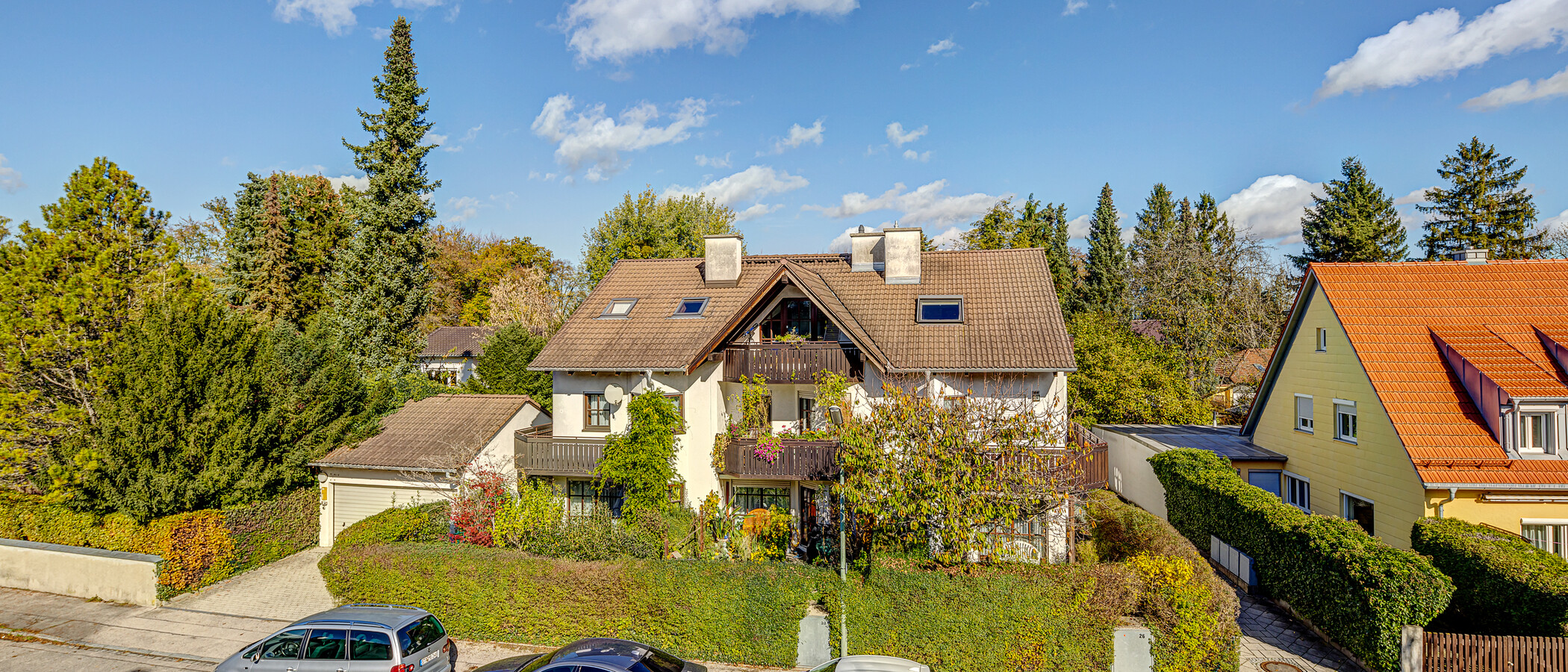 dernière maison de la rangée de maisons mitoyennes München Pasing 05 vue 13218