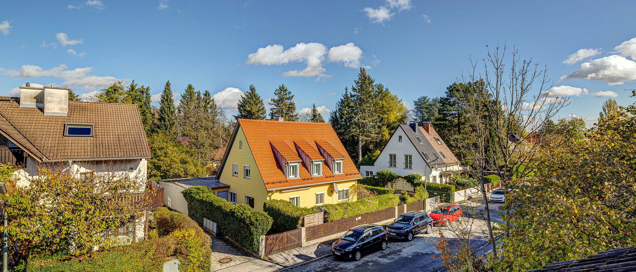 dernière maison de la rangée de maisons mitoyennes München Pasing 06 vue 13218