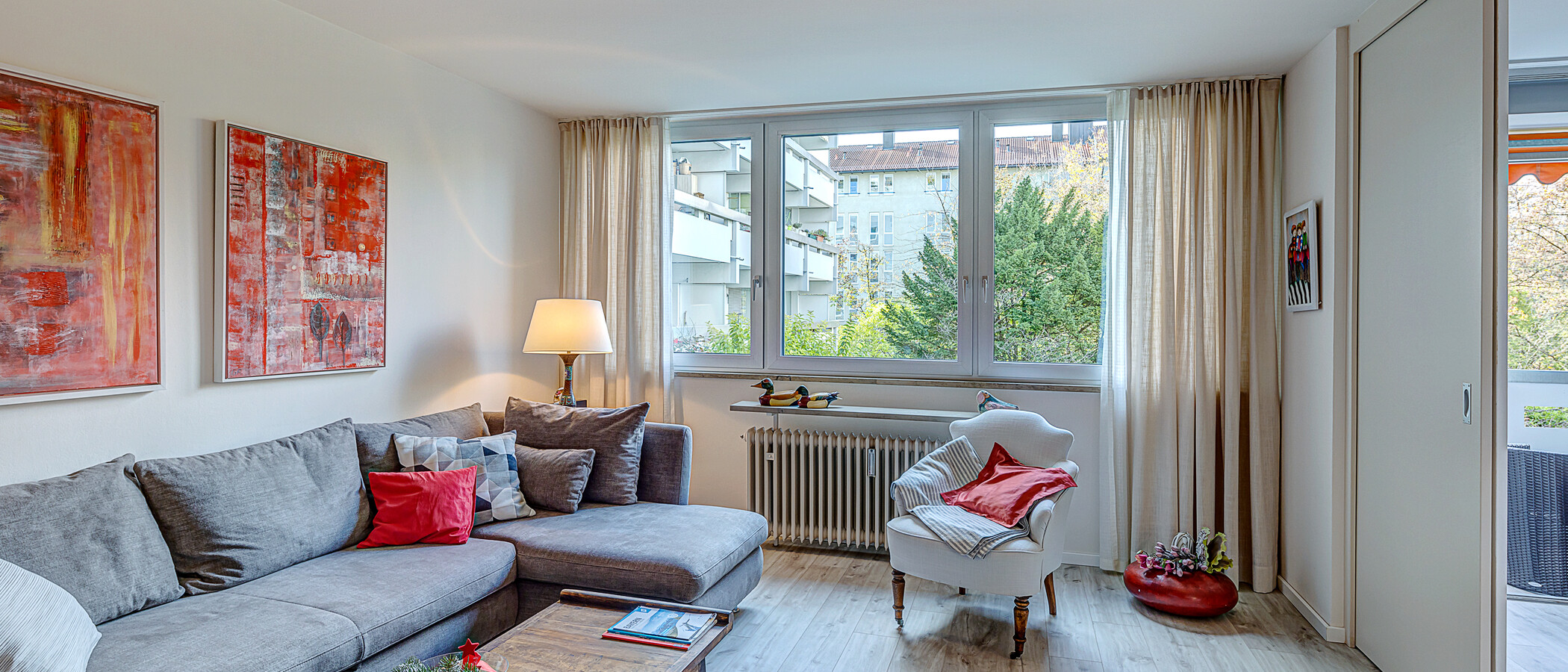 appartement München Neuhausen 02 pièce à vivre 13222