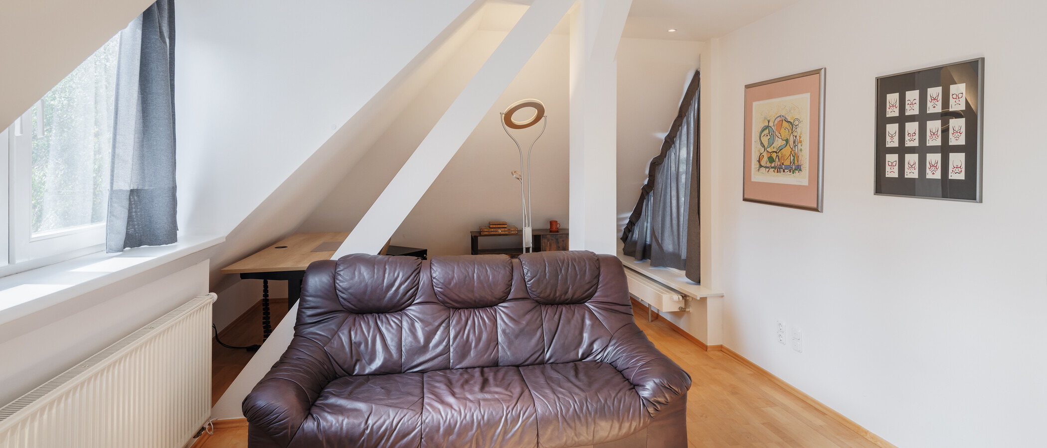 appartement sous les toits München Laim 02 salle de séjour 13229