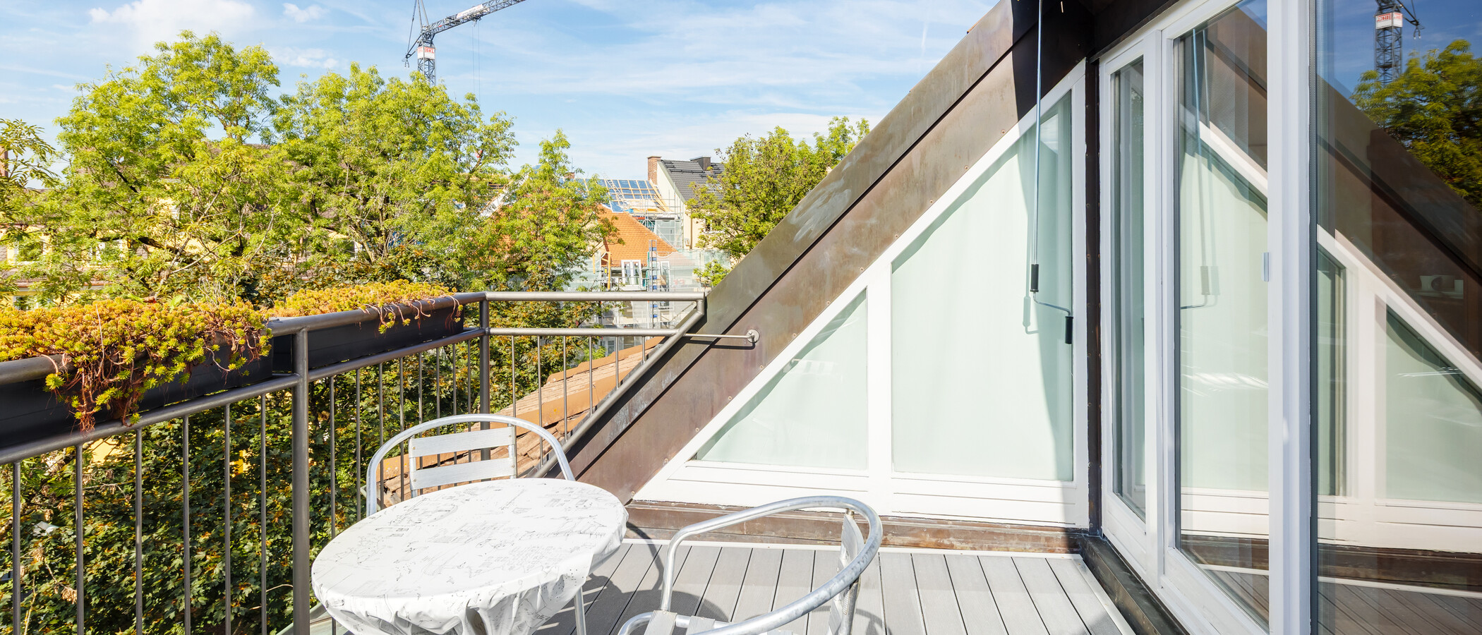 appartement sous les toits München Laim 02 1ére terrasse sur le toit 13229