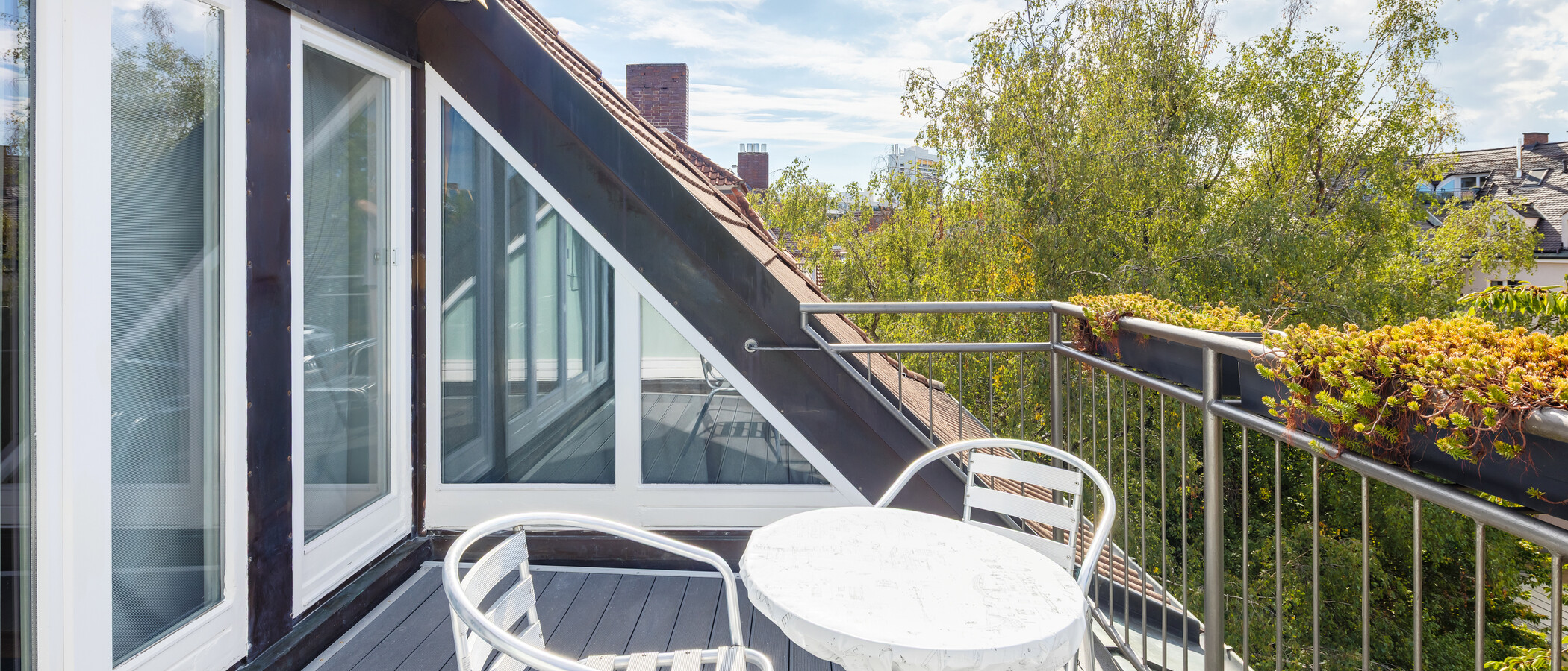 appartement sous les toits München Laim 03 1ére terrasse sur le toit 13229