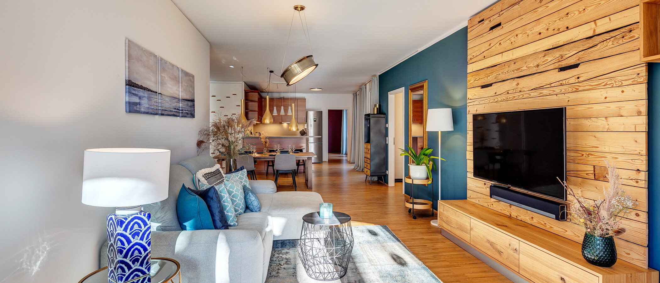 appartement München Schwabing-West 03 pièce à vivre 13231