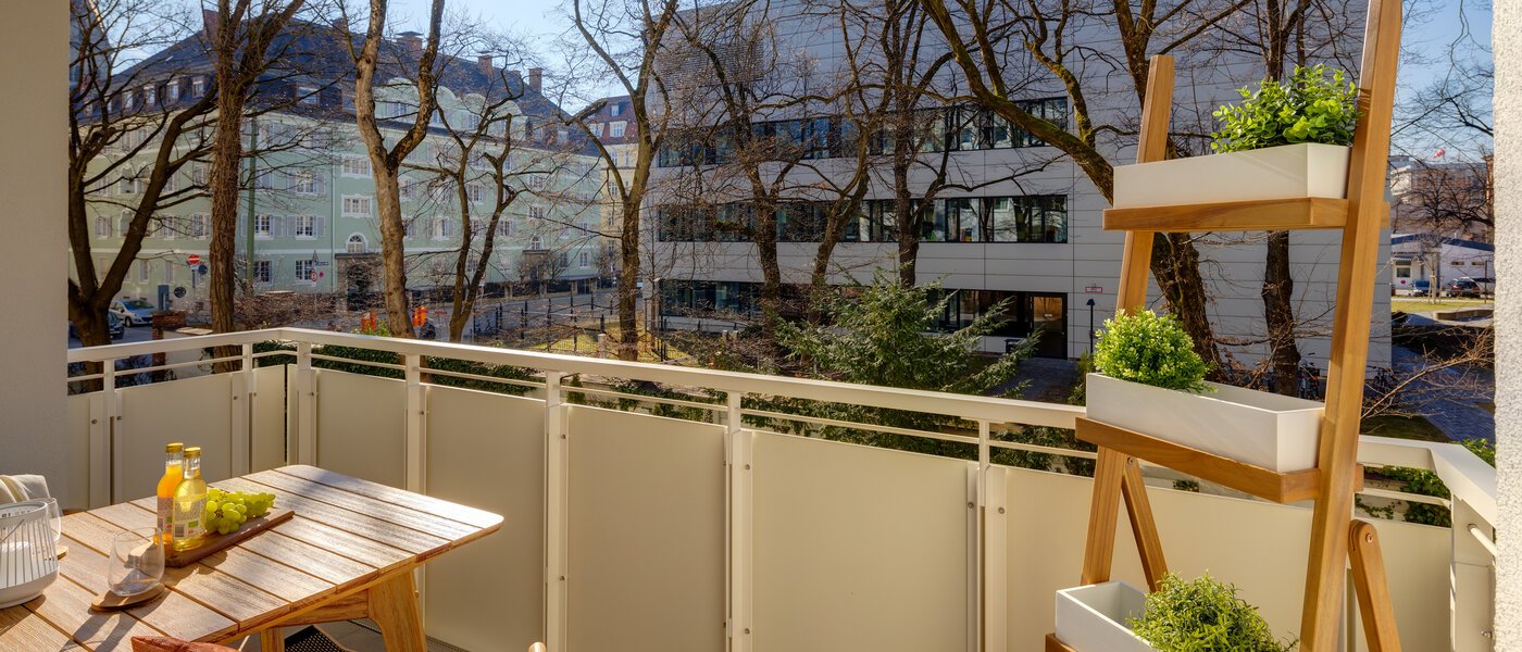 appartement München Maxvorstadt - Westen 02 balcon 13243