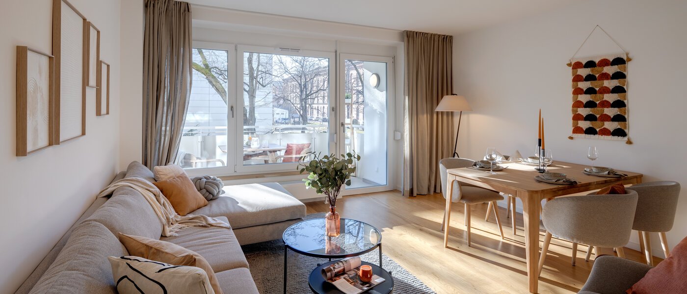 appartement München Maxvorstadt - Westen 01 pièce à vivre 13243