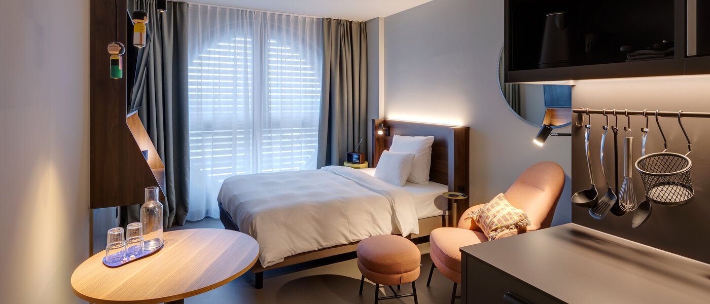 studio München Neuperlach 02 pièce à vivre 13247