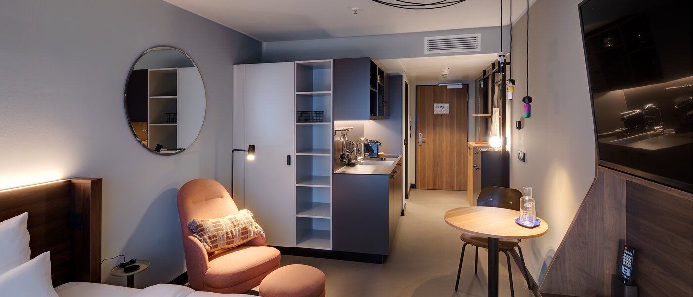 studio München Neuperlach 03 pièce à vivre 13247