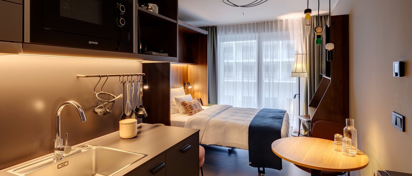 studio München Neuperlach 01 pièce à vivre 13248