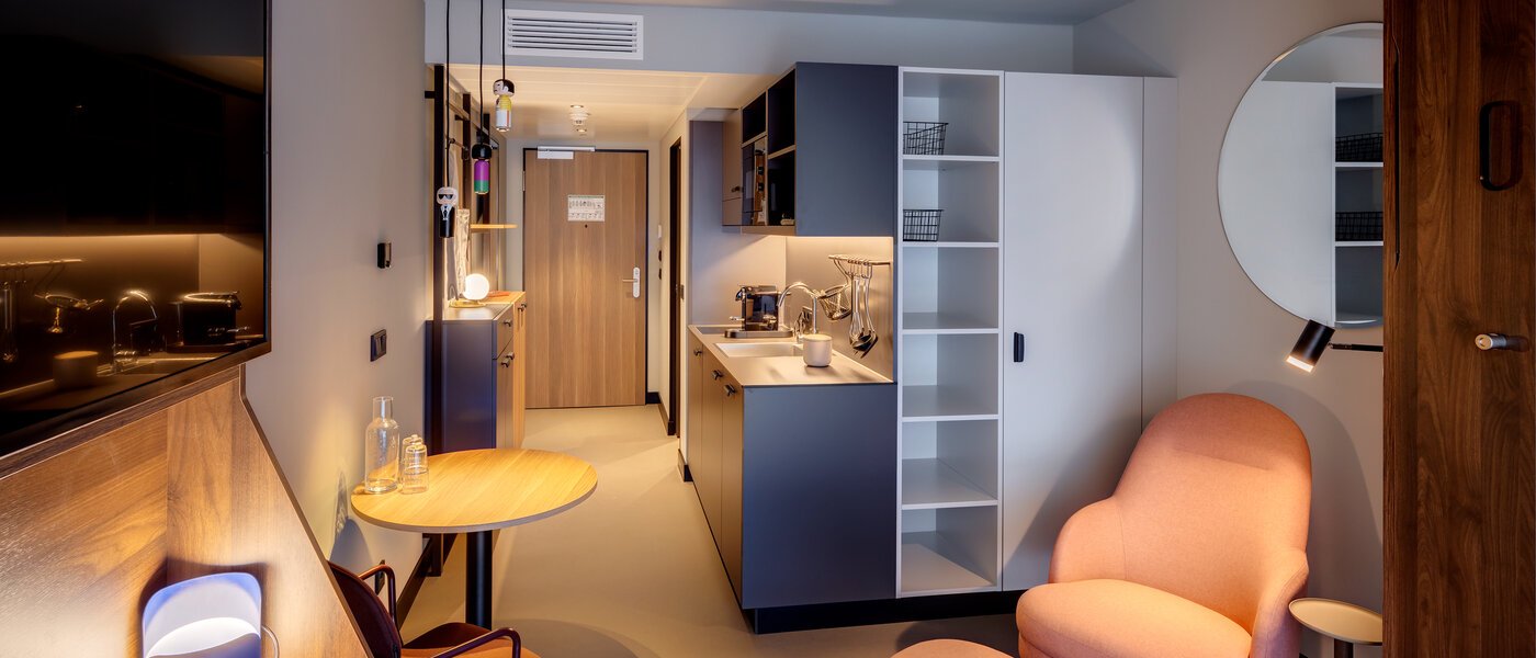 studio München Neuperlach 03 pièce à vivre 13248