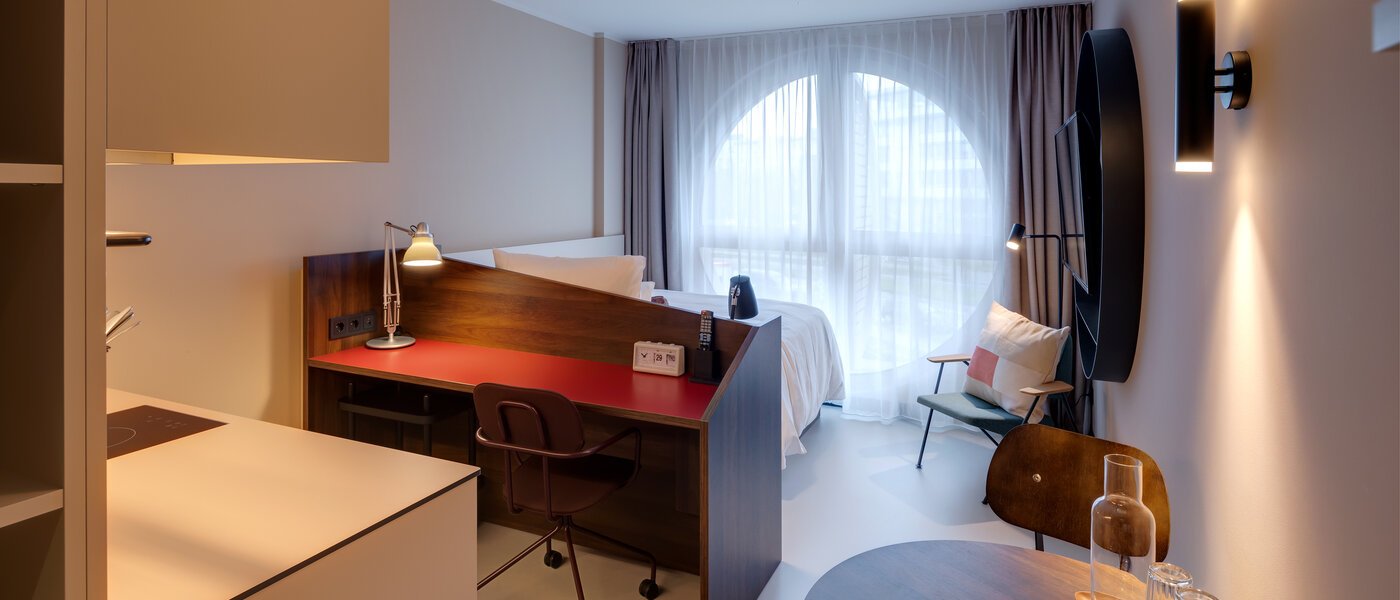 studio München Neuperlach 02 pièce à vivre 13258