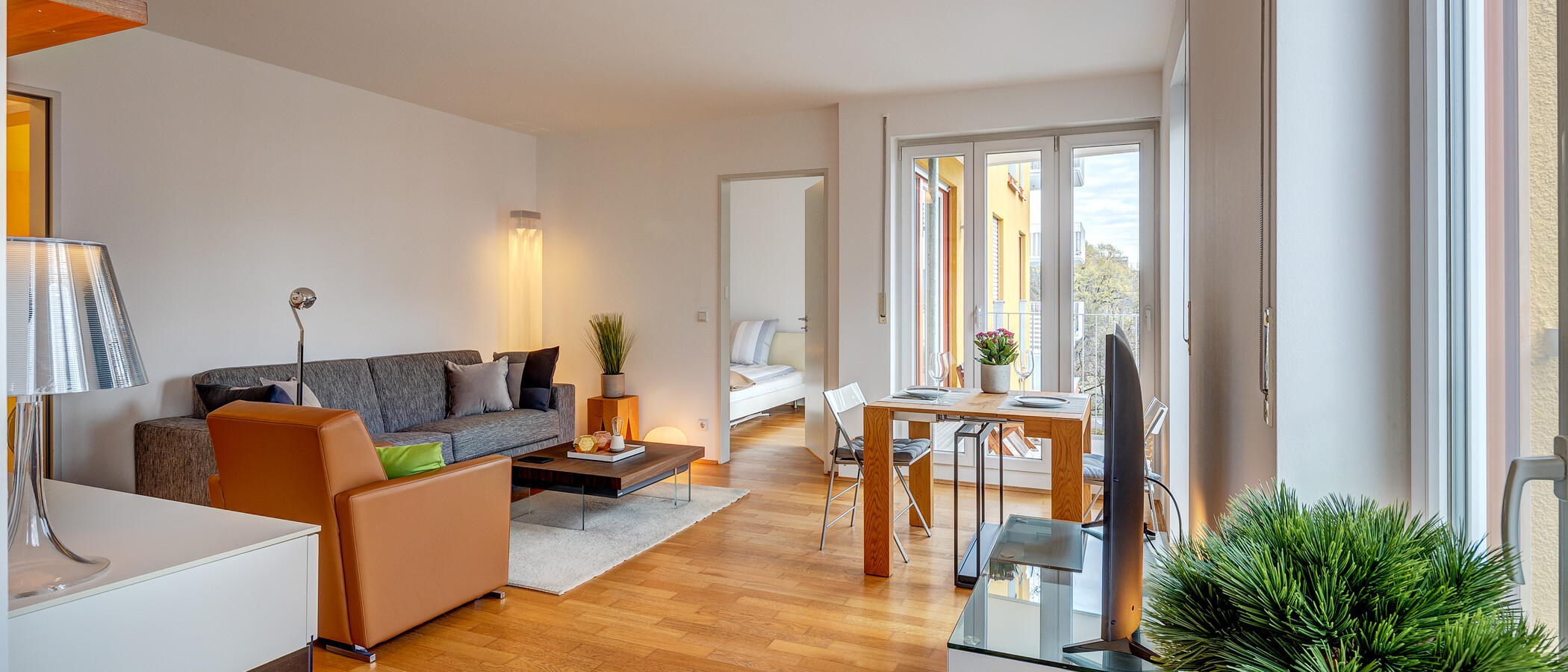 appartement München Schwabing-West 03 pièce à vivre 13262