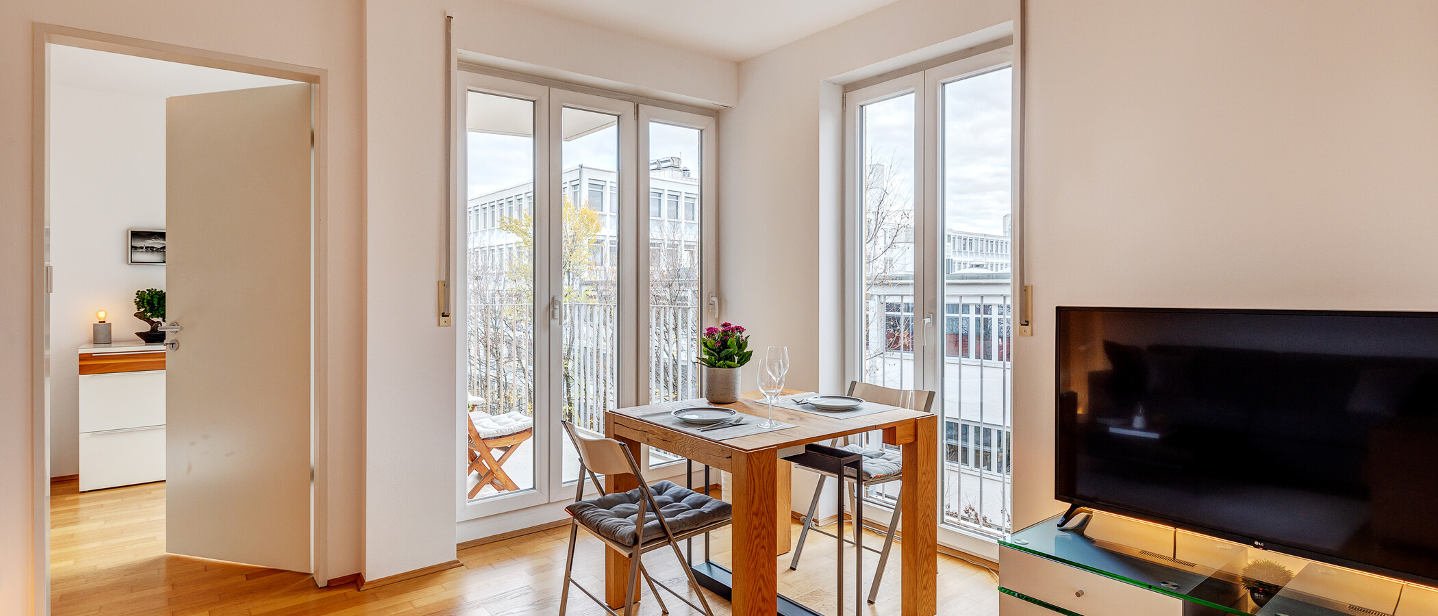 appartement München Schwabing-West 04 pièce à vivre 13262
