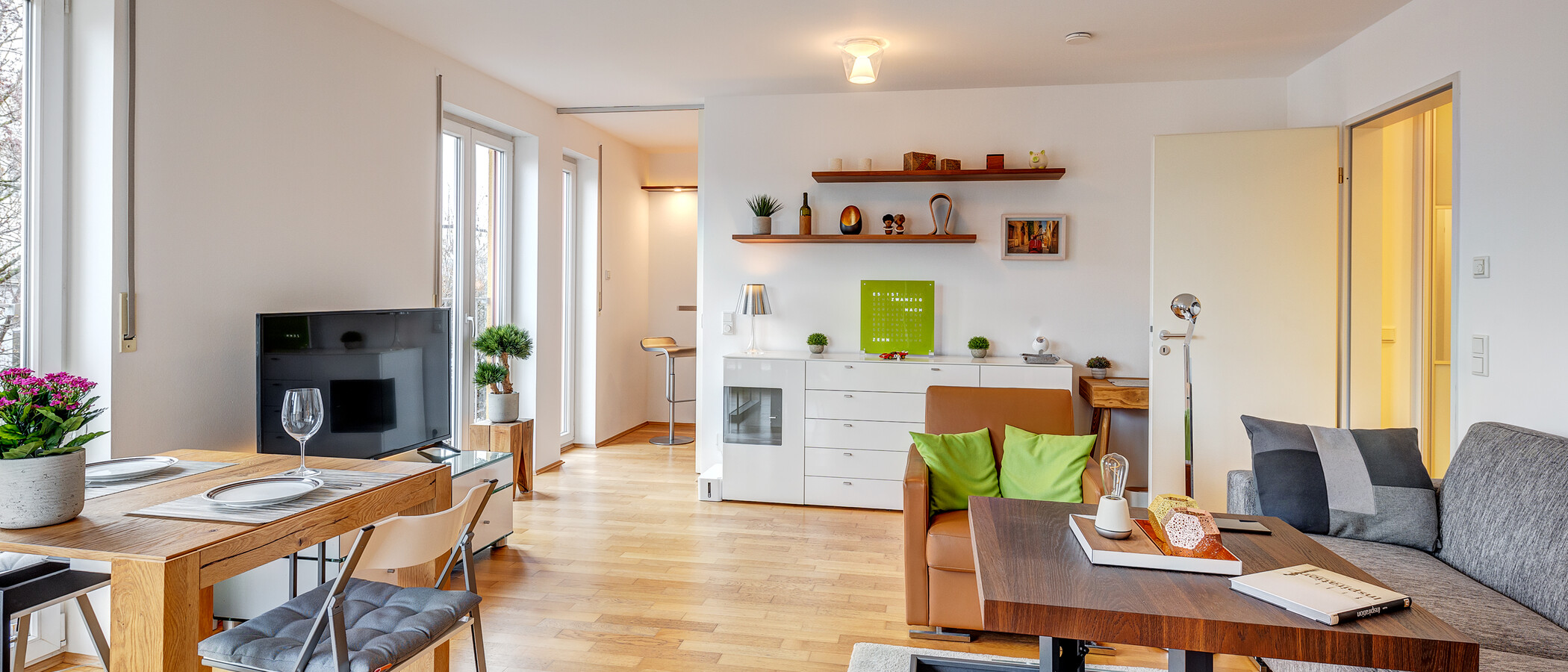 appartement München Schwabing-West 05 pièce à vivre 13262