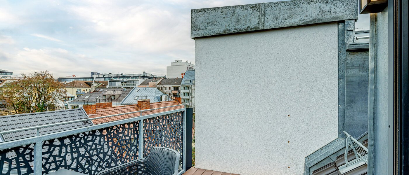 appartement style maisonnette München Giesing 03 balcon 13263