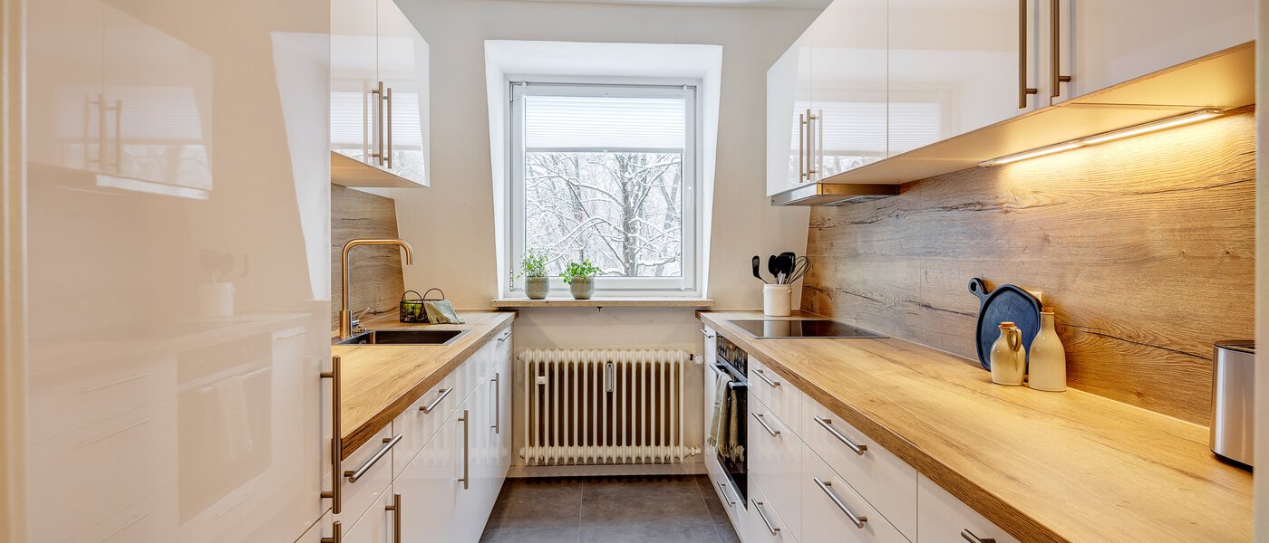 appartement sous les toits München Giesing 01 cuisine 13269