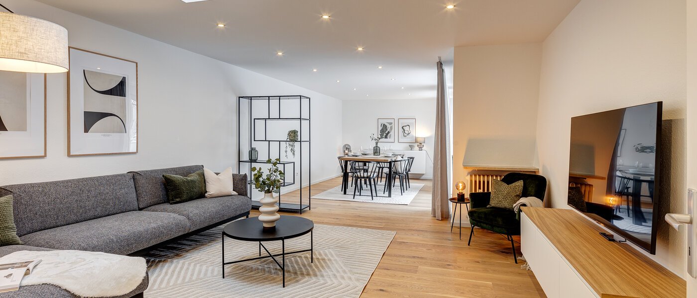 appartement sous les toits München Giesing 01 pièce à vivre 13269