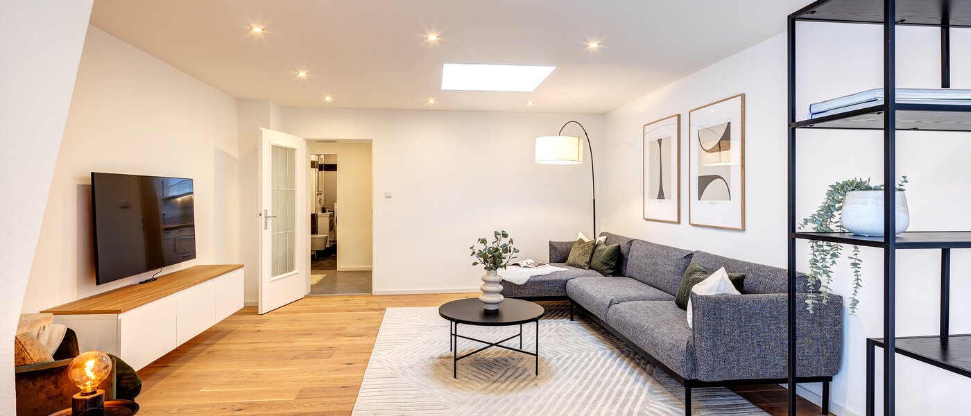 appartement sous les toits München Giesing 03 pièce à vivre 13269