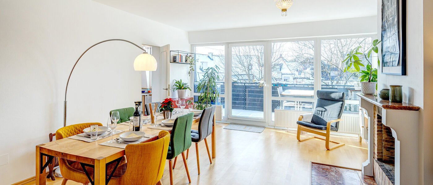 appartement München Nymphenburg 02 pièce à vivre 13273