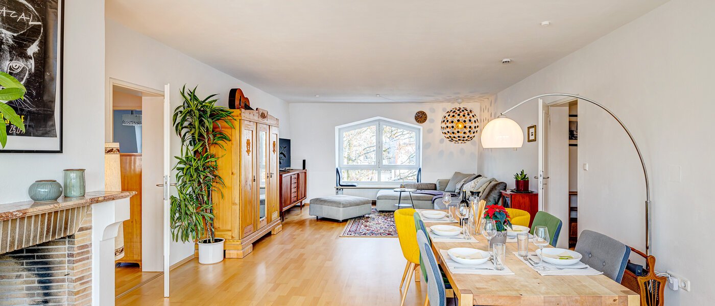 appartement München Nymphenburg 04 pièce à vivre 13273