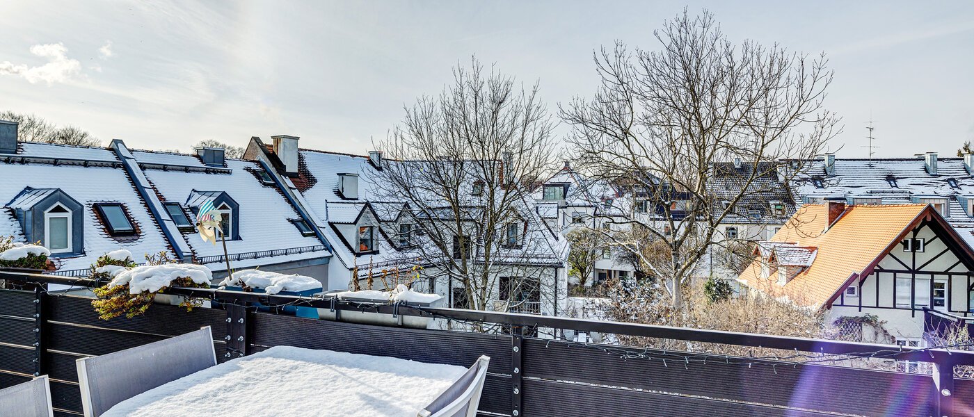 appartement München Nymphenburg 02 terrasse sur le toit 13273