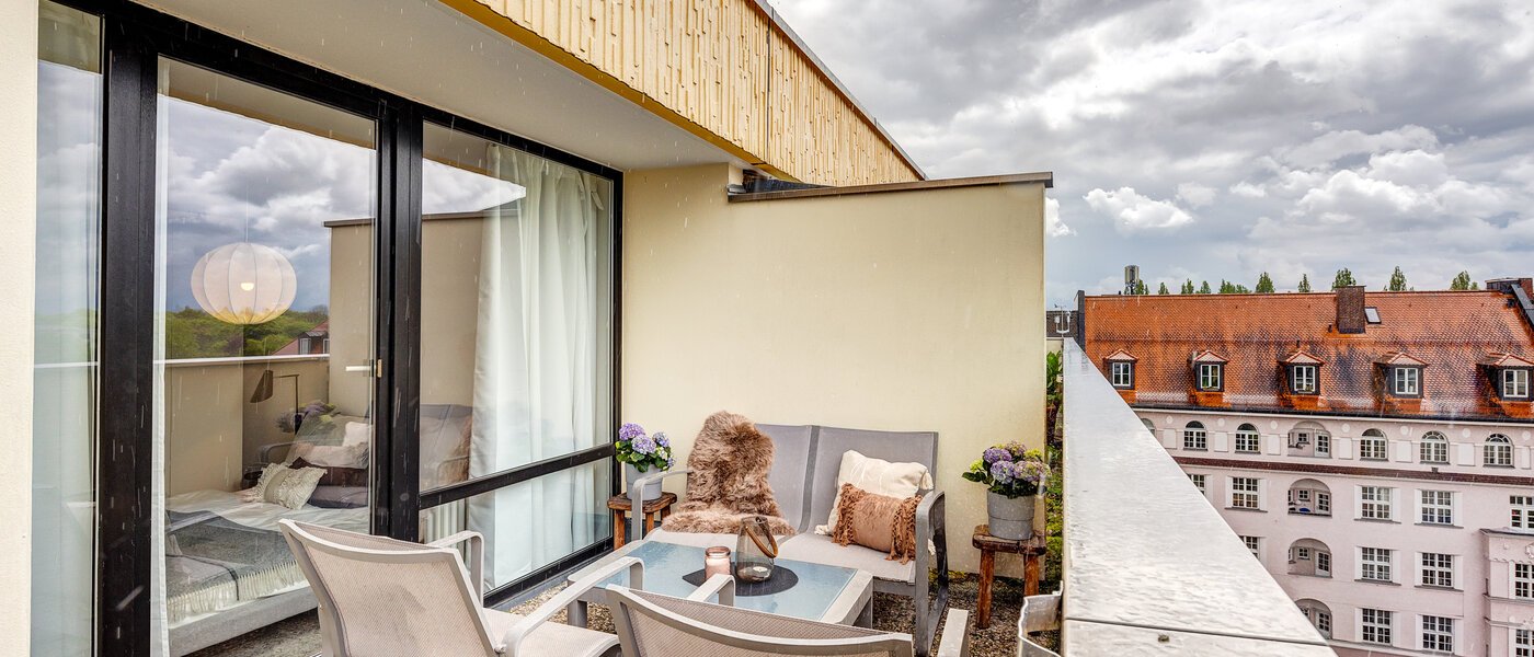 appartement München Au-Haidhausen 01 terrasse sur le toit 13287