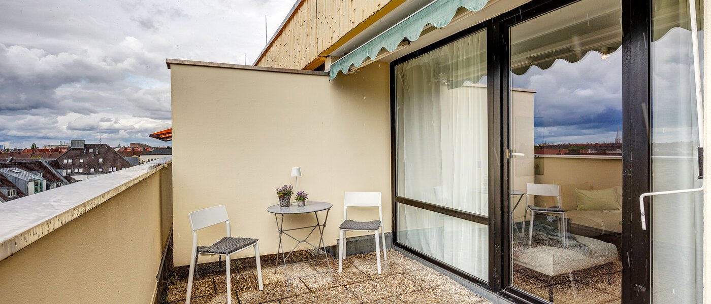 appartement München Au-Haidhausen 04 terrasse sur le toit 13287