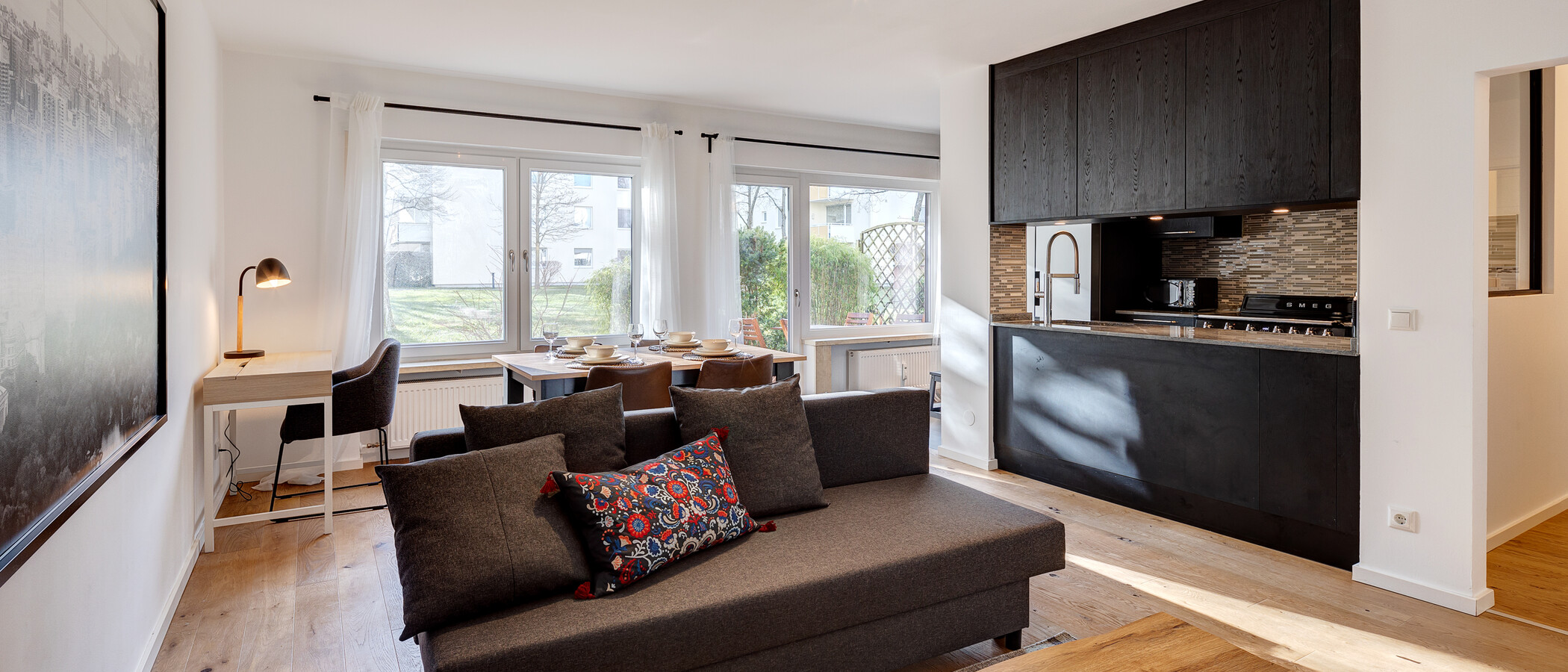 appartement München Solln 03 pièce à vivre 13291