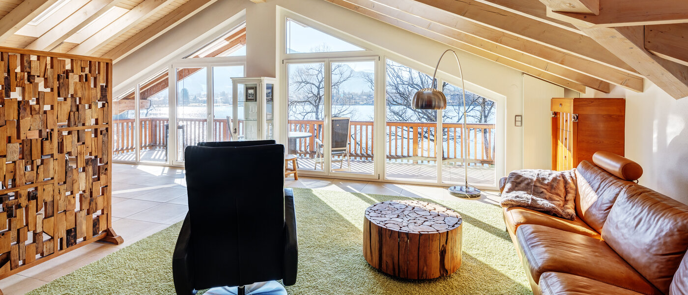 appartement sous les toits Tegernsee 02 pièce à vivre 13299