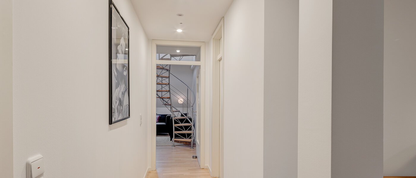 appartement style maisonnette avec mezzanine München Maxvorstadt 02 entrée/couloir 13317