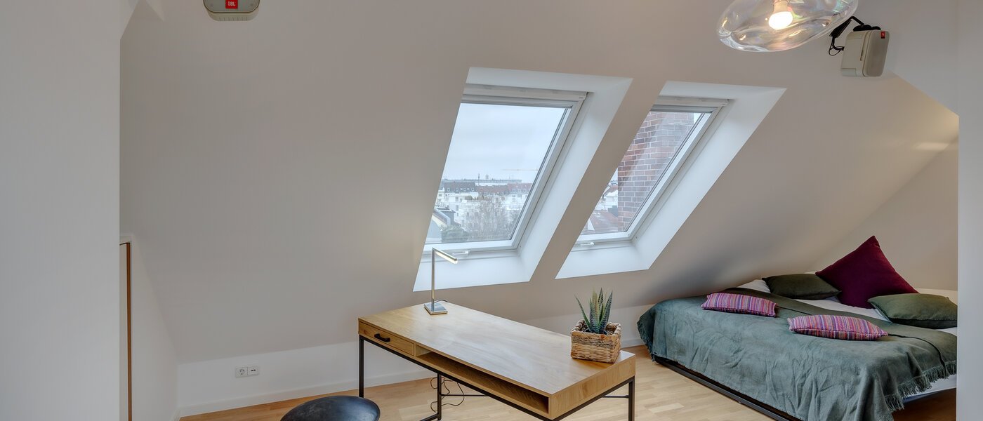 appartement style maisonnette avec mezzanine München Maxvorstadt 03 chambre 13317