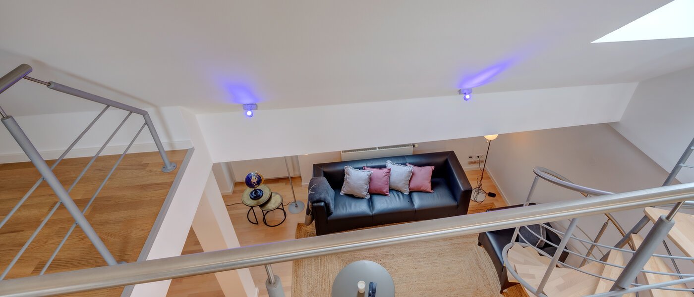 appartement style maisonnette avec mezzanine München Maxvorstadt 06 chambre 13317