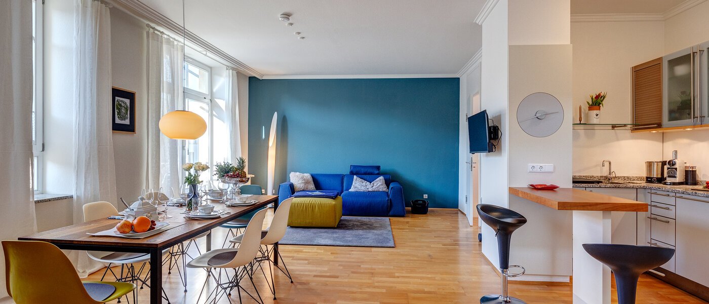 appartement München Lehel 02 pièce à vivre 13341