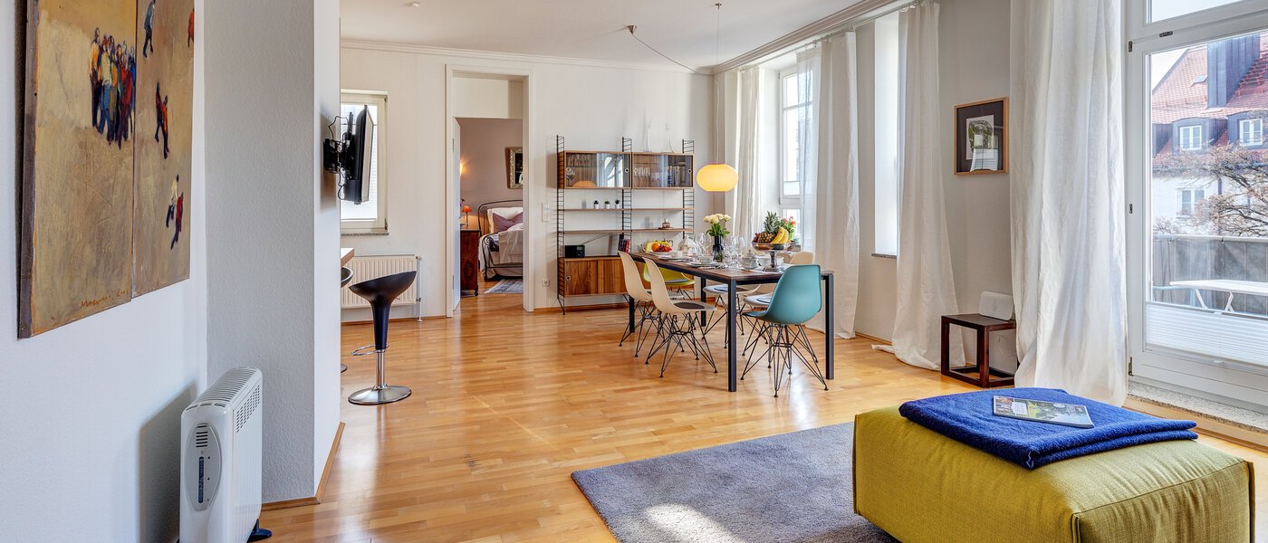 appartement München Lehel 04 pièce à vivre 13341