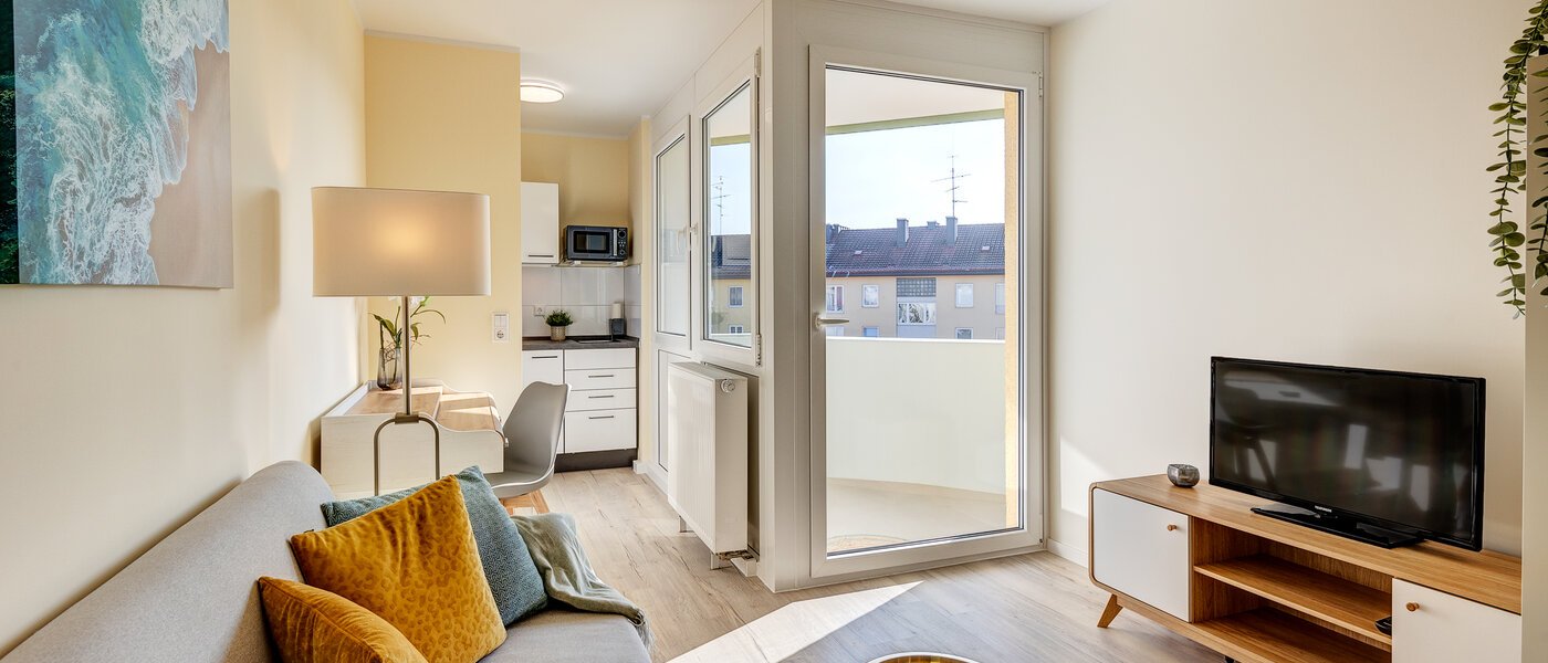 appartement München Milbertshofen 01 pièce à vivre 13348