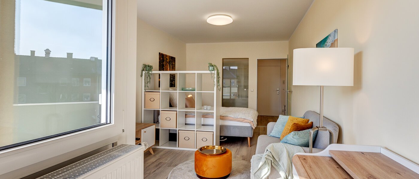 appartement München Milbertshofen 02 pièce à vivre 13348