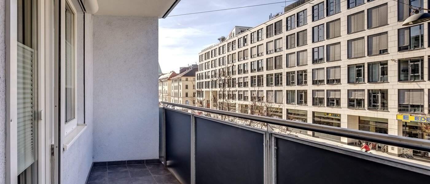 appartement München Maxvorstadt - Westen 01 2e balcon 13363